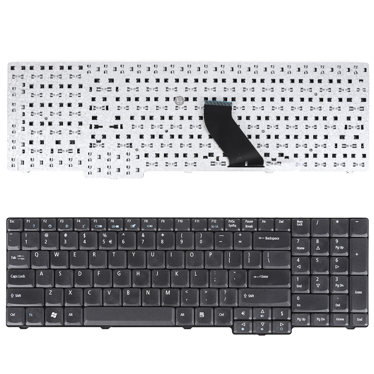 Picture of New Replacement Laptop Keyboard For ACER AS7000 9400 BLACK OEM (Without foil) US Layout